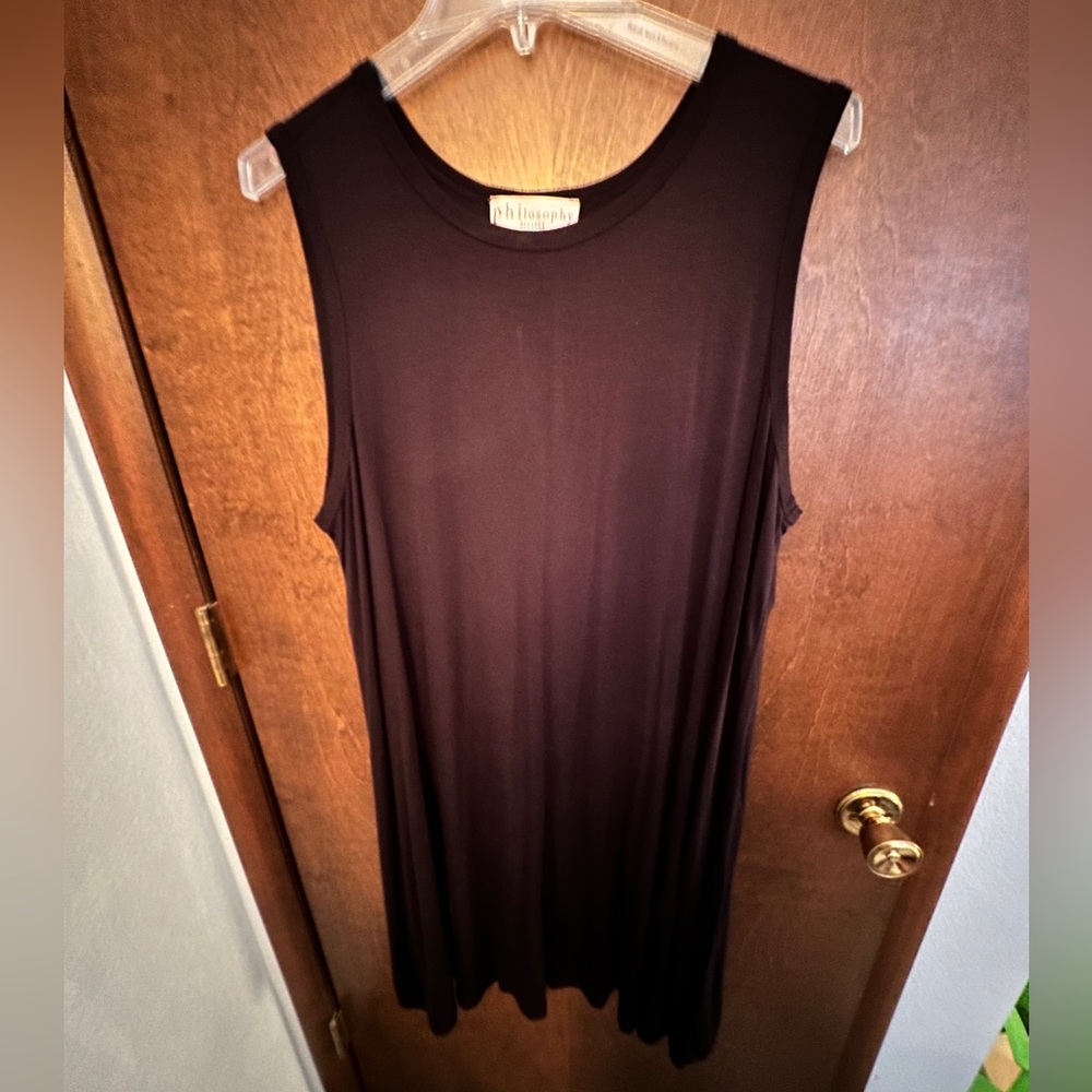 Women’s 1X NWT Black Sleeveless Dress by Philosophy